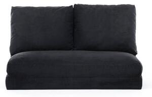 Fekete kinyitható kanapé 120 cm Taida – Balcab Home