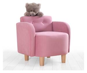 Rózsaszín gyerek fotel Volie – Artie