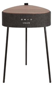 Kávézóasztal beépített hangszóróval, Speaker Table 180º, CREATE, wenge