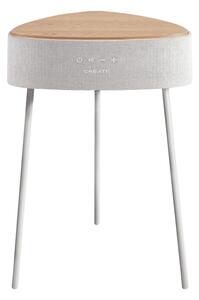 Beépített fiókos kávézóasztal Speaker Table 180º, CREATE, természetes fa