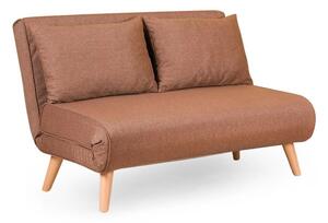 Barna kinyitható kanapé 120 cm Folde – Artie