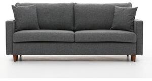 Sötétszürke kinyitható kanapé 210 cm Eva – Balcab Home