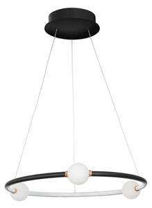 Nova Luce Celia LED távirányító függesztett lámpa fekete