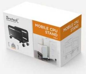Brateck CPB-4 mobil PC állvány, fekete