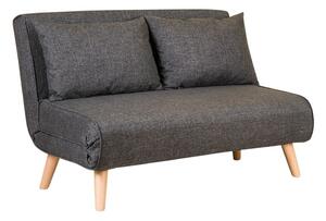 Sötétszürke kinyitható kanapé 120 cm Folde – Artie