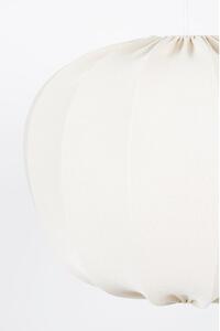 Fehér függőlámpa textil búrával ø 38 cm Shem – White Label