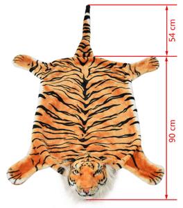 VidaXL barna plüss tigris szőnyeg 144 cm