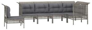 VidaXL Polyrattan Kerti Ülőgarnitúra - 6 Fős