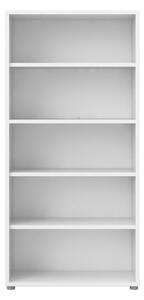 Fehér moduláris könyvespolc 89x189 cm Prima – Tvilum