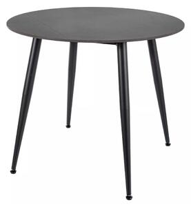 Rion étkezőasztal - 90 cm átmérő, fekete