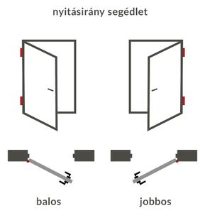 DANUSA WDS BASIC 60x120 cm, egyszárnyú műanyag ablak, bukó-nyíló