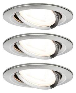 Paulmann Paulmann 93652 - KÉSZLET 3x LED GU10/6,1W IP23 Fürdőszobai beépíthető lámpa 230V W4455