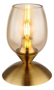 Globo Globo 24007M - Asztal érintős lámpa KUWAITA 1xE14/25W/230V réz GL7573