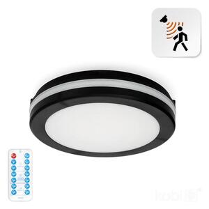 LED lámpa NAIROS 12W CCT fekete 230V mozgásérzékelő DO-val