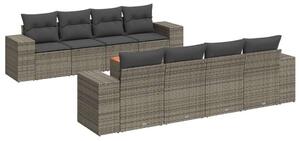 VidaXL Polyrattan Kerti Ülőgarnitúra - 9 Elemes
