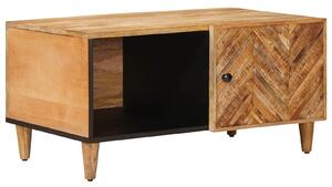 VidaXL Dohányzóasztal Barna 80 x 50 x 40 cm Tömör Mangófát