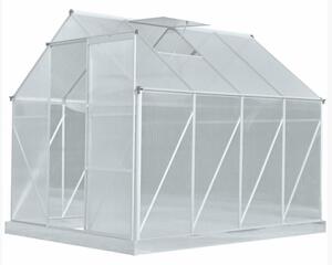 Polikarbonát üvegház 2,5x1,9x1,95m