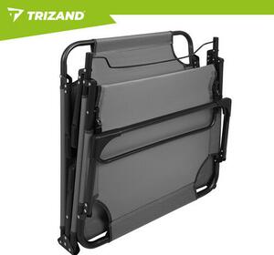 Összecsukható kerti nyugágy 192x68x28cm Trizand