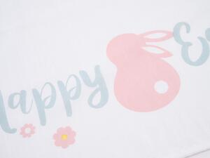 HAPPY EASTER fehér húsvéti terítő 90x90 cm