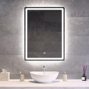 Fürdőszobai LED tükör 60x80cm | Fényerő és színhőmérséklet szabályozás | Welland Type20V