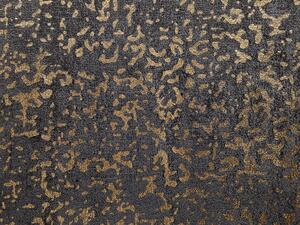 Sötétszürke és arany szőnyeg 140 x 200 cm ESEL