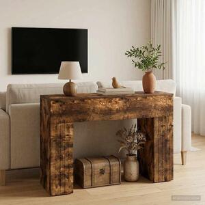 Dohányzóasztal Füstös Tölgy 102 x 35 x 75 cm Szerelt Fa