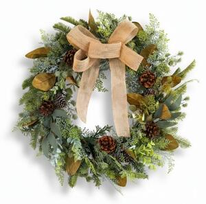 Karácsonyi ajtókoszorú WINTER GREEN Ø 45 cm
