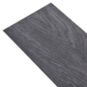 VidaXL fekete/fehér 2 mm-es öntapadó PVC padló burkolólap 5,02 m²