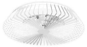 Himalaya LED mennyezeti ventilátor, alkalmazás, távirányító, fehér Mantra Iluminación, Himalaya, dimmable, Fehér, Nappali, Fém, Modern