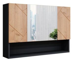 Vicco "Irma" tükrös szekrény 80 cm, antracit-tölgy