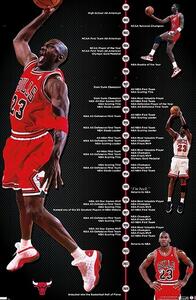 Plakát Michael Jordan - Timeline, (56.8 x 86.4 cm)