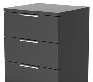 Vicco Florenz 3 fiókos éjjeliszekrény, fekete