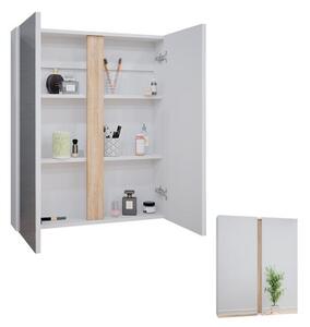 Vicco Gloria tükrös szekrény, 70 cm, fehér