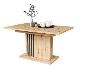 Mazzoni LEONEL Artisan Tölgy - MODERN 180 cm-re BŐVÍTHETŐ ASZTAL!