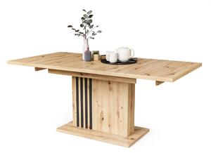 Mazzoni LEONEL Artisan Tölgy - MODERN 180 cm-re BŐVÍTHETŐ ASZTAL!