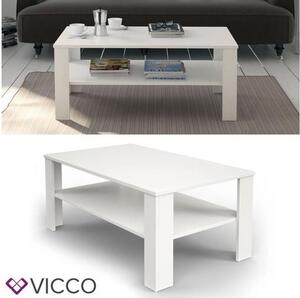 Vicco dohányzóasztal, 100 cm, fehér