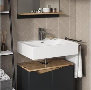 Vicco Marelle mosdószekrény, 60 cm, antracit/tölgy