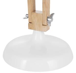 Fehér fa asztali lámpa 53 cm SALADO