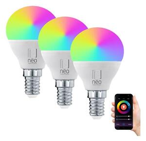Immax Neo Immax NEO - KÉSZLET 3xLED RGB+CCT Dimmelhető izzó E14/6W/230V 2700-6500K Wi-Fi Tuya IM1010