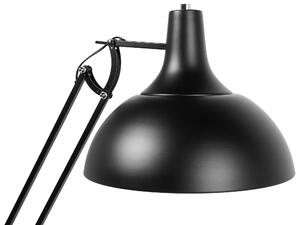 Fekete fém állólámpa 175 cm PARANA