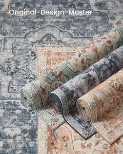 SONGMICS HOME Vintage Stílusú Cappuccino Bézs Szőnyeg Csúszásmentes Felülettel