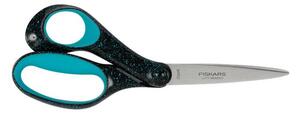 Olló, ifjúsági, 20 cm, balkezes, FISKARS, foltos pávakék (IF1067869)