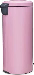 Brabantia Treteimer Newicon 30 literes pedálos rozsdamentes acél szemetes - Rózsaszín