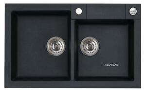 Mosogatótálca Alveus Rock 90 fekete 78x18 cm 1090965