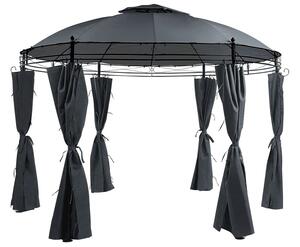 Pavilon SAFARA Fém 368 cm 368 cm Grafitszürke