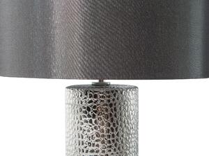 Fekete és ezüst porcelán asztali lámpa 52 cm AIKEN