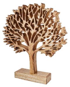 AUTUMN FOREST mangófából készült dekor fa 27cm