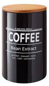 KARLTON BROS. kávétartó, fekete 1,1 liter