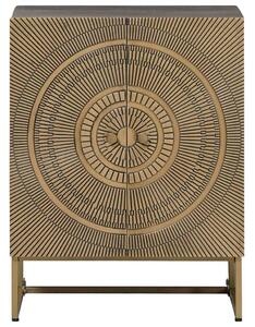 Széf Bronz 53,5 x 30 x 70 cm Tömör Mangófa és Műszaki Fa