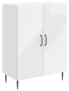 Széf Magasfényű Fehér 66 x 34,5 x 89,5 cm Szerelt Fa